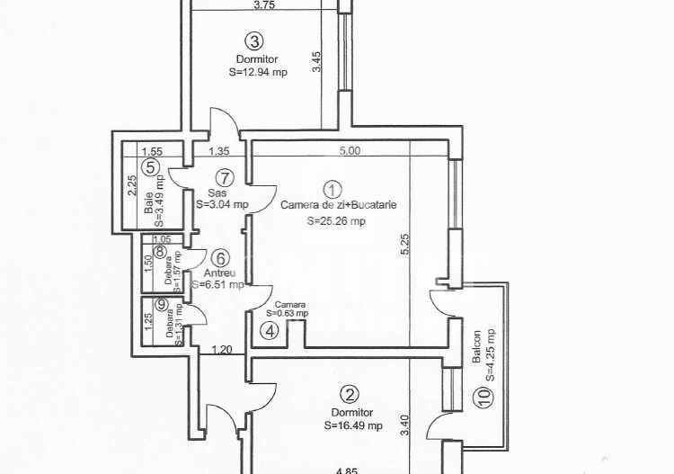 Apartament 3 camere | 73mp | Parcul La Terenuri - Poză 7