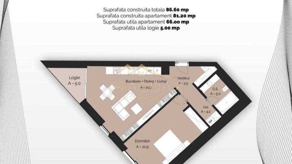 Proiect rezidențial // Apartamente 1-5 camere // Finalizare 2026 - Poză 39