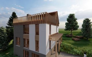 Casa individuala in constructie, pădure & priveliște spectaculoasă - Poză 1