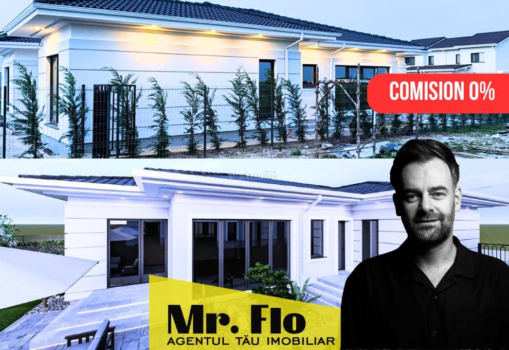 Vand Duplex pe parter 3 camere Mosnita Noua cu Canalizare Comision 0 - Poză 1