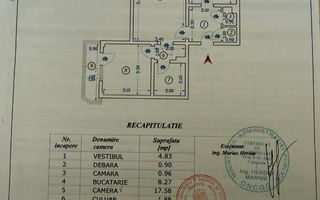 OPORTUNITATE | APARTAMENT 2 CAMERE | CALEA MOSILOR | DECOMANDAT - Schiță 8