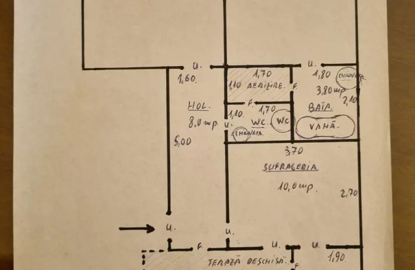 Sinaia | 3 Camere | Cladire Istorica situata pe Malul Begai. - Schiță 5