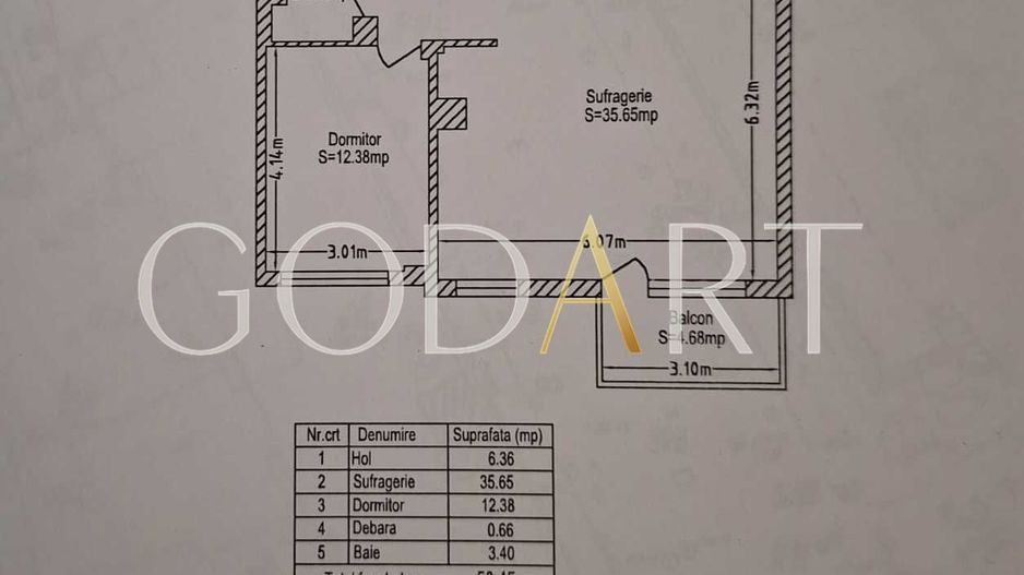 Oportunitate Excelentă | Apartament cu 2 camere | Calea Dorobanților - Schiță 8