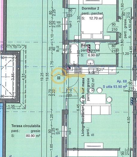 Penthouse cu 4 camere si terasa superba- Selimbar, panorama spre munti - Poză 4