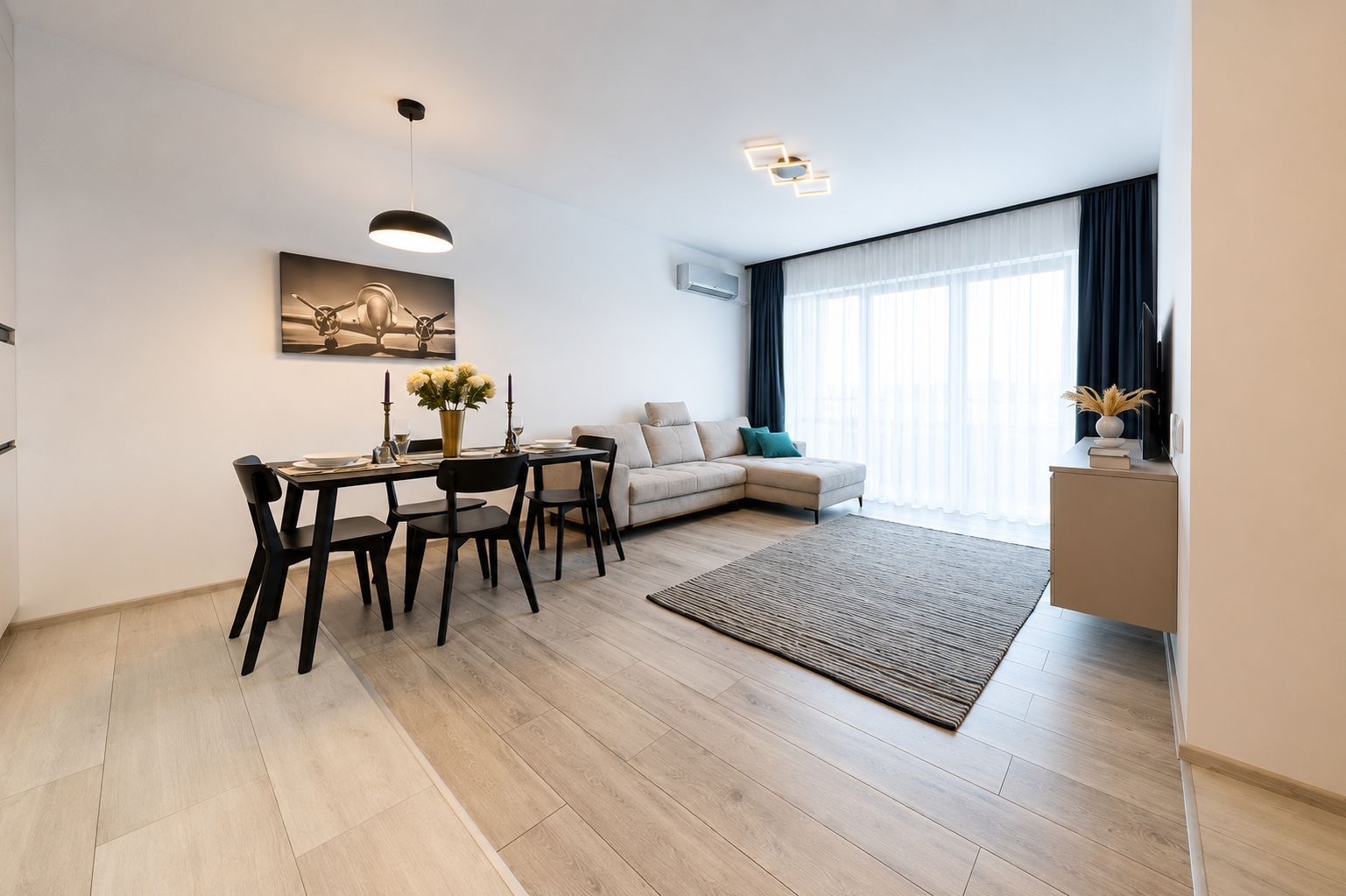 Apartament Premium cu 2 camere | Prima închiriere | Mobilat și utilat - Poză 4