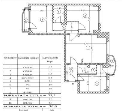 Vanzare Apartament 3 camere Mall Vitan Etaj 2 din 4 - Poză 8