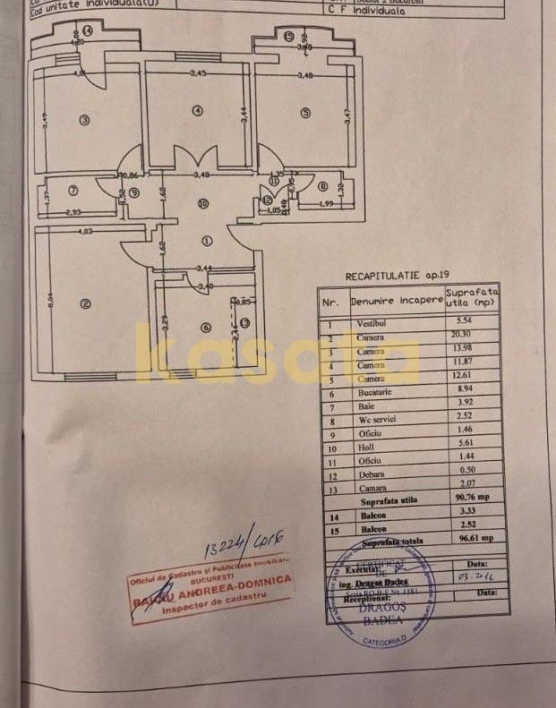 OPORTUNITATE | APARTAMENT 4 CAMERE | DOAMNA GHICA | BLOC 1990 - Poză 9