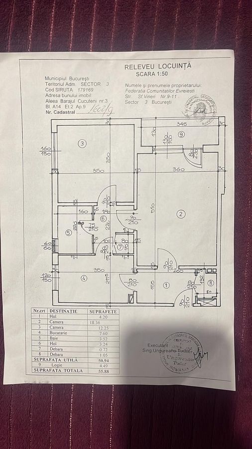 Ap 2 camere  zona parc/metrou Titan - Poză 3