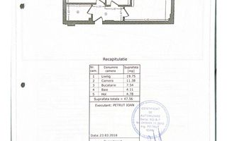 Apartament 2 camere | Complet mobilat și utilat | Parcare Inclusa - Schiță 8