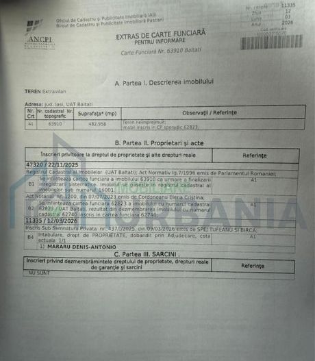 teren extravilan pășune 96ha compacte - Poză 2