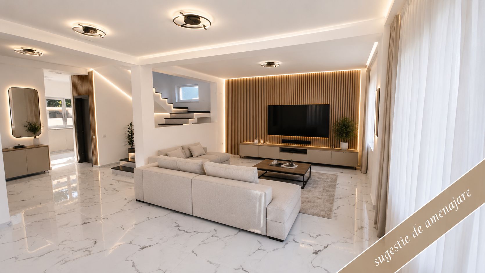 Casa P+1 de vanzare, 5 camere, 3 bai, 460 mp teren, in Lumina - Poză 1