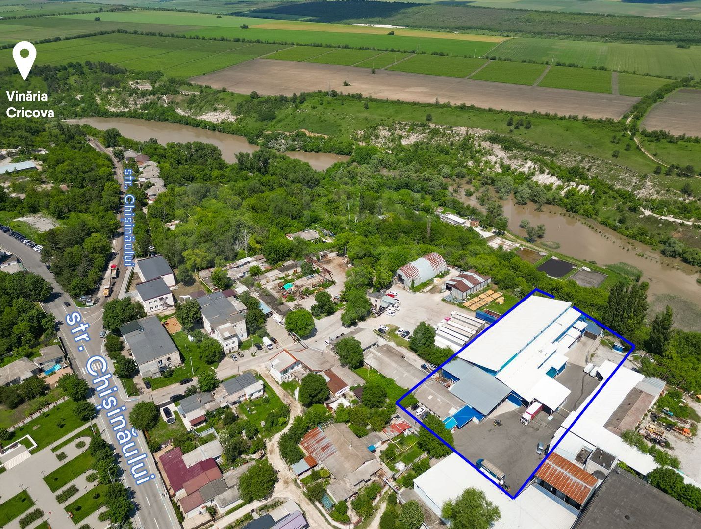 Vânzare spațiu industrial, 3,600 mp, str. Chisinaului, Cricova - Poză 1