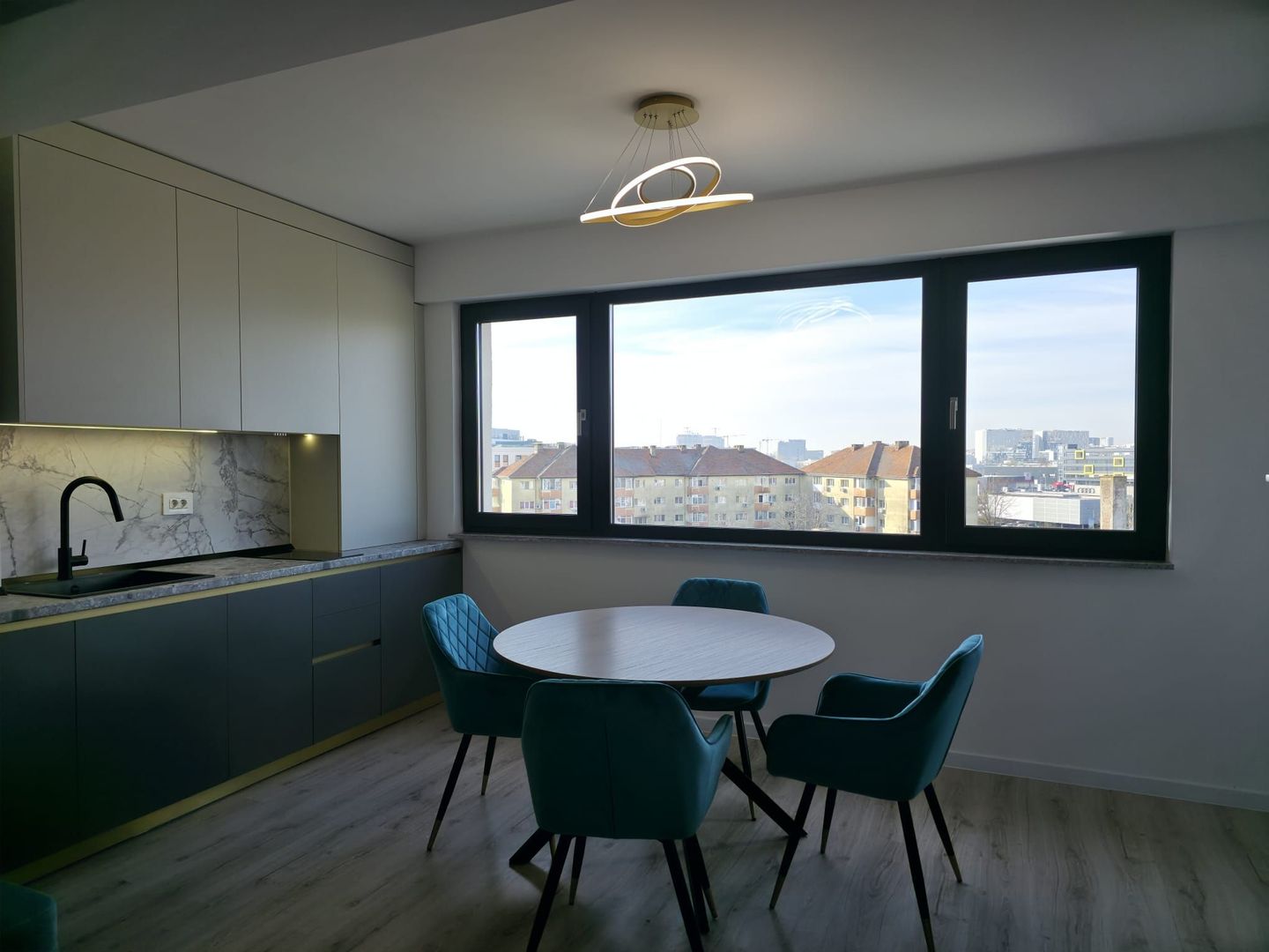 Apartament 2 camere lux decomadat cu loc de parcare Pipera Rond OMV - Poză 4