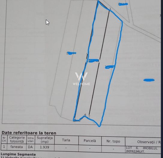 Teren Intravilan in Tocile-priveliste deosebita - Sadu - Sibiu - Schiță 5