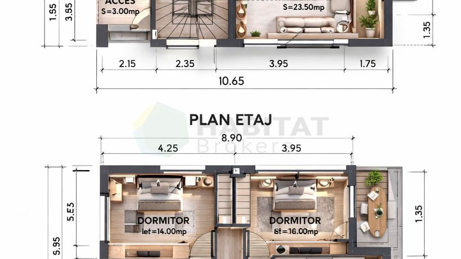 CASA NOUA TUNARI | CURTE 358 mp | COMISION 0% - Poză 6