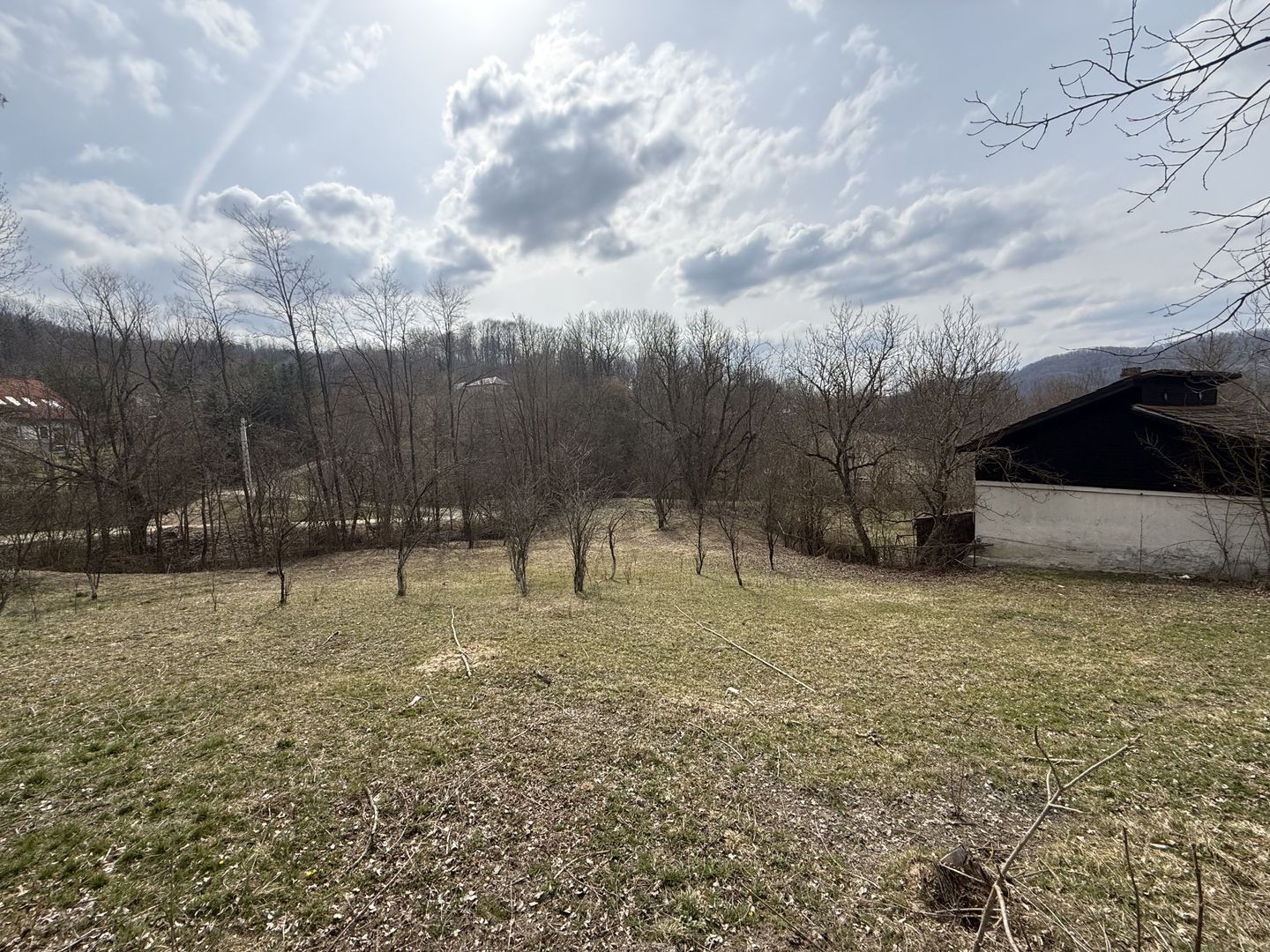 Teren intravilan la asfalt 2100 mp deschidere 21 mp la asfalt! - Poză 1