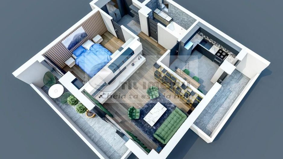 Apartament 2 camere decomandat 67mp - Bucium - Poză 2