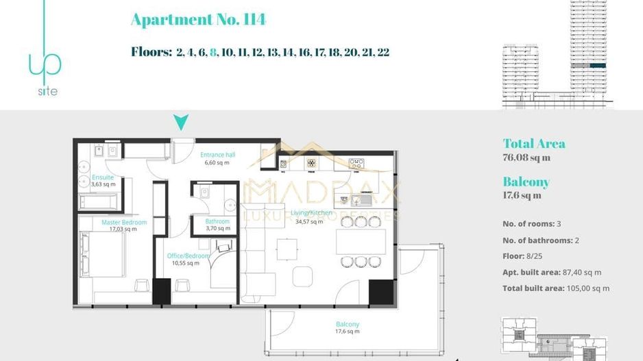 Apartament cu 2 camere *66mp utili* // Floreasca - Poză 11