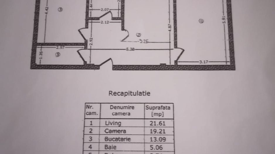 Apartament 2 camere Cișmigiu, bloc nou 2021, etaj 1, garaj subteran - Poză 9