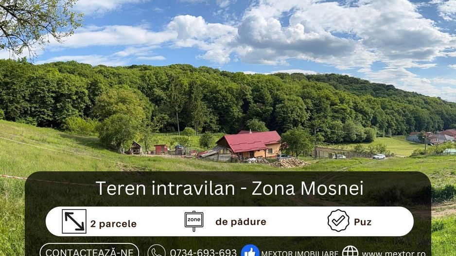 Teren de casa cu PUZ, Mosnei - Poză 1