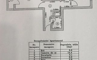 DE VANZARE 2 CAMERE | ETAJ 10/10 | BLOC REABILITAT | VALEA ARGEȘULUI - Poză 9