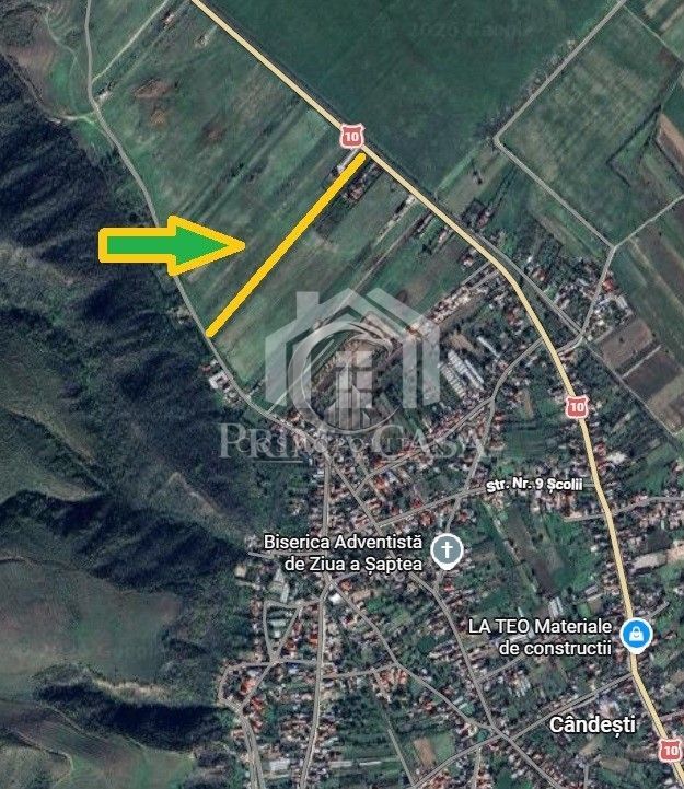 Teren in zona Candesti BZ 6400mp cu deschidere 12m la DN10 Pret: 5 mp neg - Poză 4