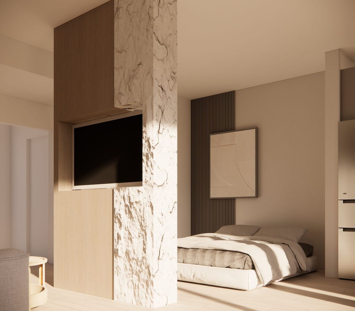 AP. 2 CAMERE TIP STUDIO, LOC DE JOACA, SUPRAVEGHERE VIDEO, COMISION 0% - Poză 1