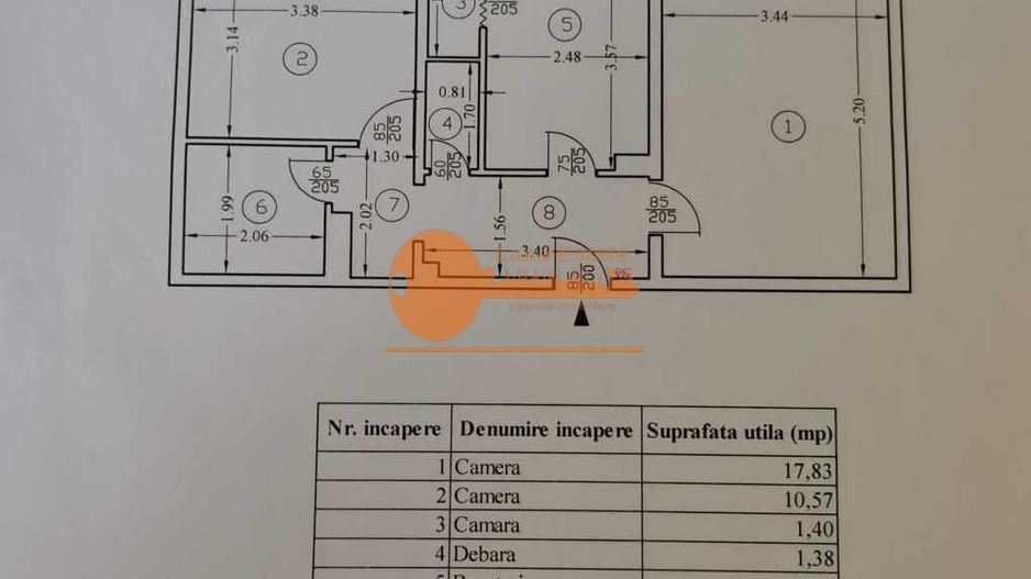 2 Camere Decomandat | Tineretului | Renovat Integral | Centrală Proprie - Schiță 8