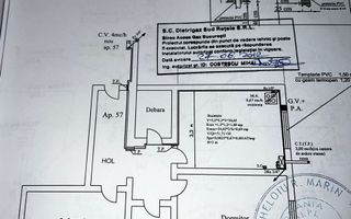 APARTAMENT 2 CAMERE | CENTRALĂ PROPRIE | BLOC REABILITAT - Schiță 7