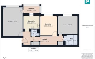 Apartament 3 camere, 64 mp, Str. Aluminei, Oradea - Poză 10