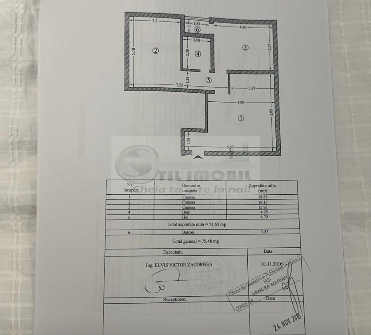 Ap 3 camere |76 mp| Lângă Palas |Parcare inclusa| Ideal investiție - Poză 16