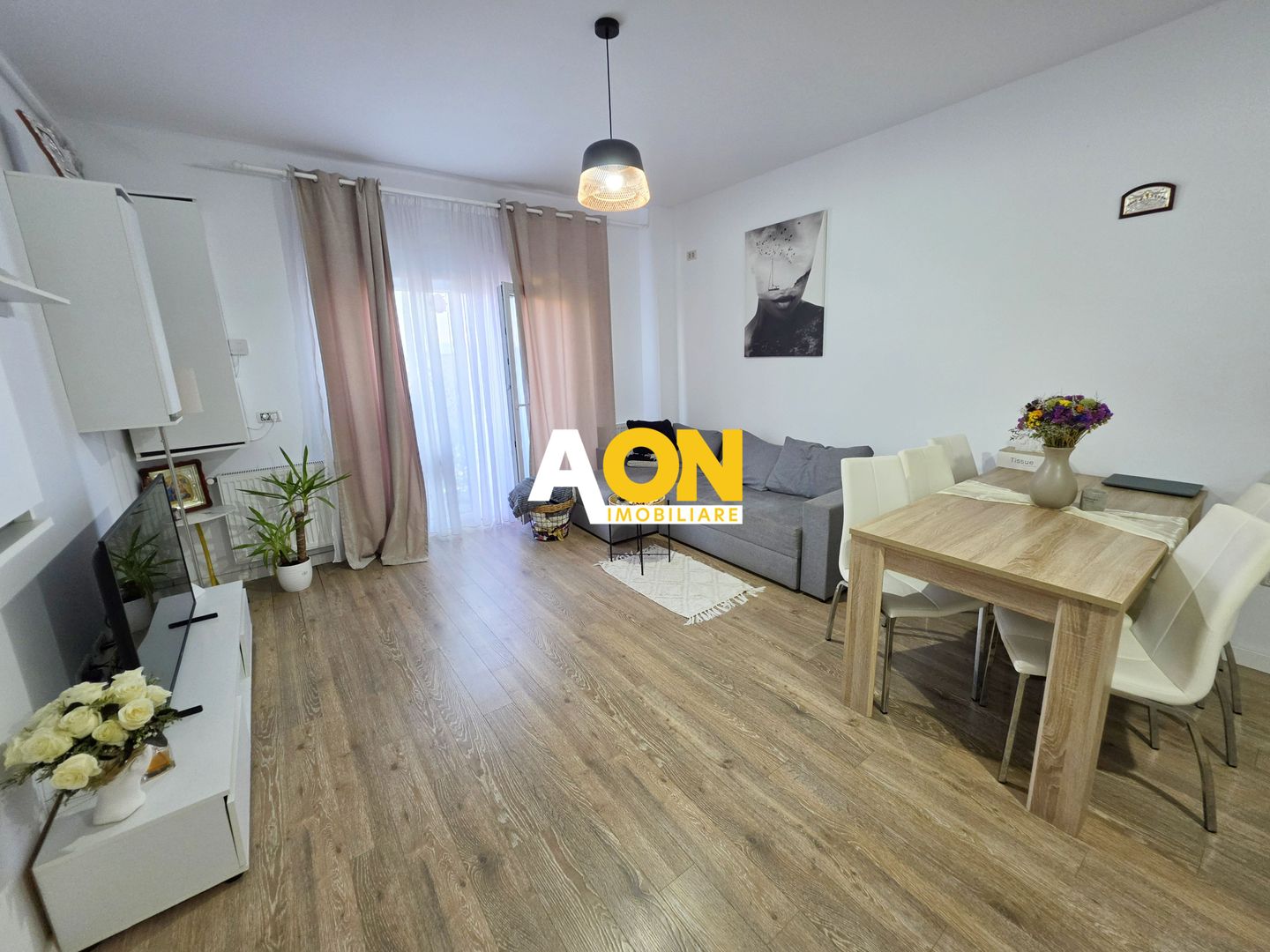 Apartament 2 camere mobilat cu boxa si  parcare bloc nou Cetate - Poză 2