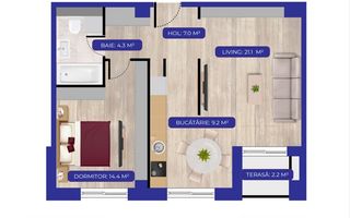 2 camere Aviatiei I bloc nou I locatie premium - Poză 11