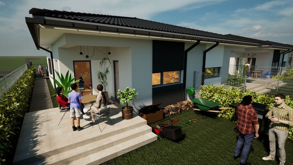 Duplex pe parter de vanzare in Bucovat - Poză 3