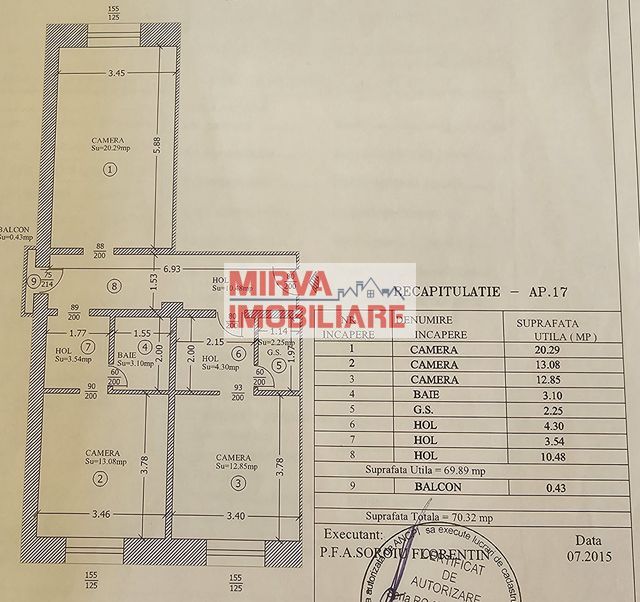 🏡 Apartament 3 camere + loc parcare + boxă – Zona Buna Vestire - Poză 35
