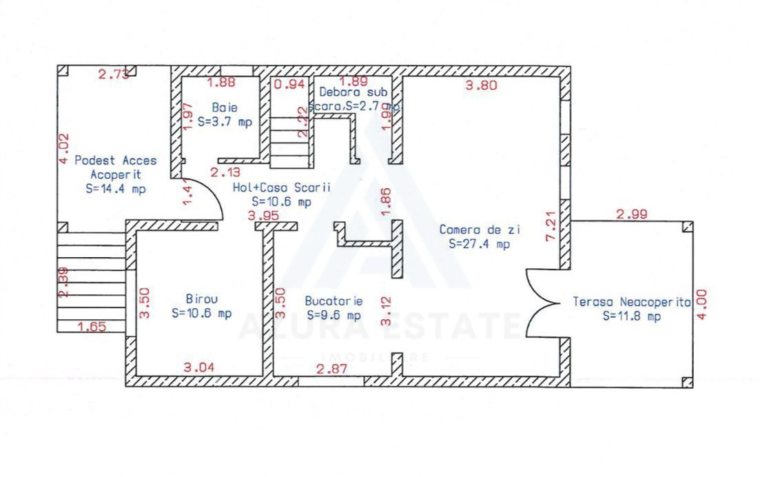 Casa premium 5 camere 120 mp utili curte 337 mp în Cisnadie - Poză 11