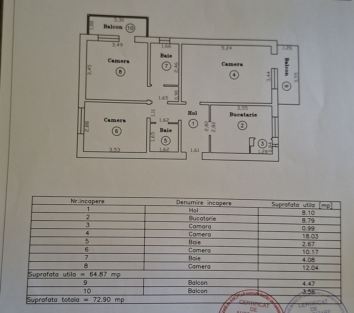 Apartament decomandat 3 camere - zona Torontalului - Poză 2