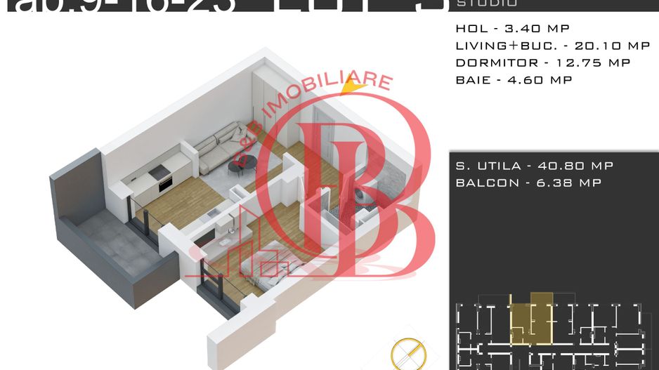 Apartament 2 camere-Theodor Pallady-Metrou Nicolae Teclu - Schiță 11