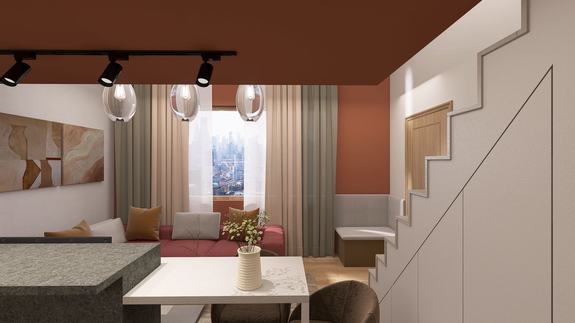 Studio Duplex Pta- Victoriei - Buzești - Poză 6