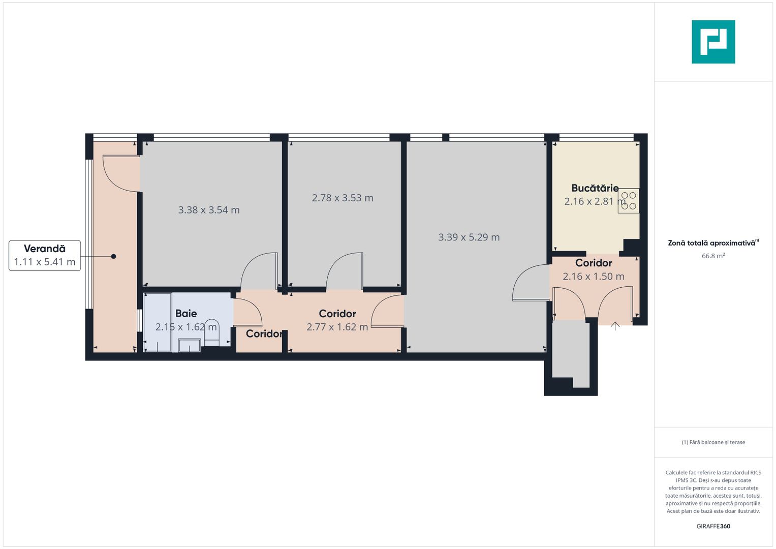 Apartament 3 camere, Brâncoveanu - Poză 5