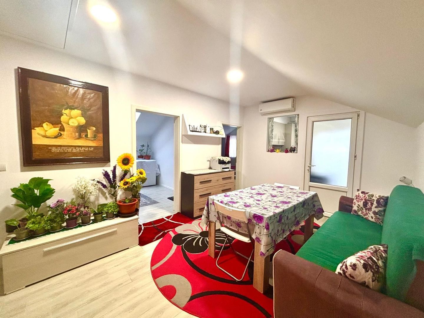 Apartament 3 camere, mobilat - 800e/ mp -Sanmihaiu Roman Comision 0% - Poză 1