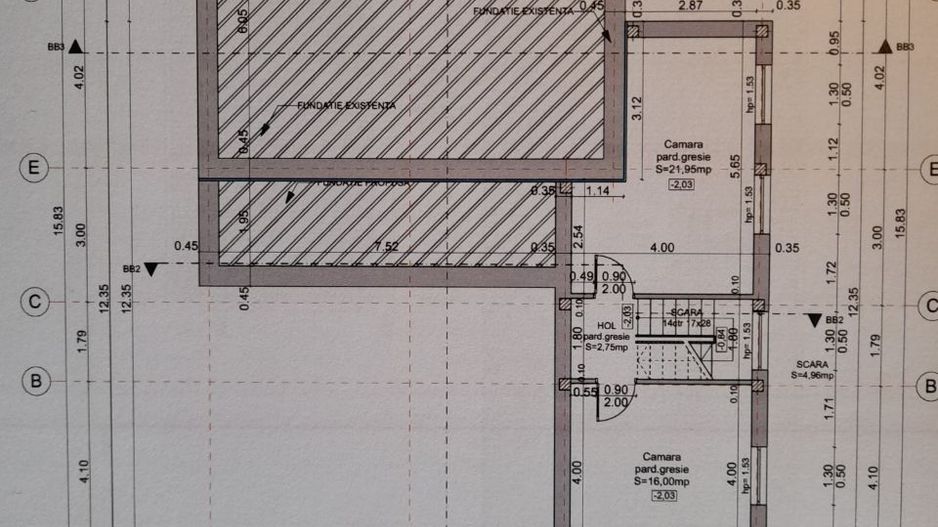 Proiect casă cu mansardă în construcție Micălaca - Poză 6