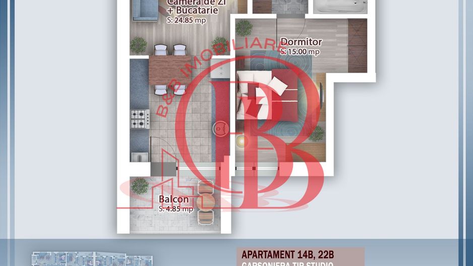 Oferta Lansare 2 camere  incalzire pardoseala - Schiță 5