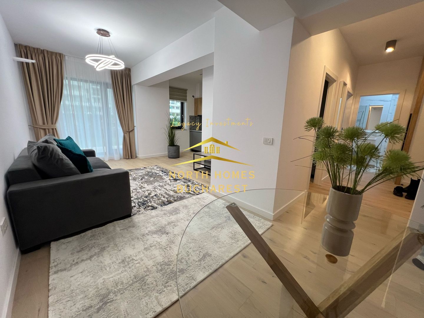 Apratament de inchiriat -2 camere-FIRST ESTATES PIPERA -PARCARE - Poză 4