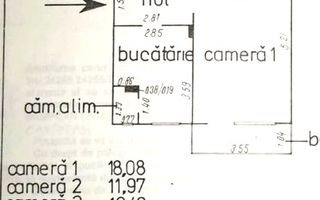 Apartament cu 3 camere, 2 bai in Zorilor, zona parc Zorilor ! - Schiță 14