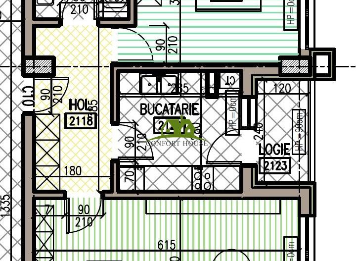 Apartament C10-2 Camere terasa-ET.1/3 in Bl.Nou Ostroveni - Poză 10