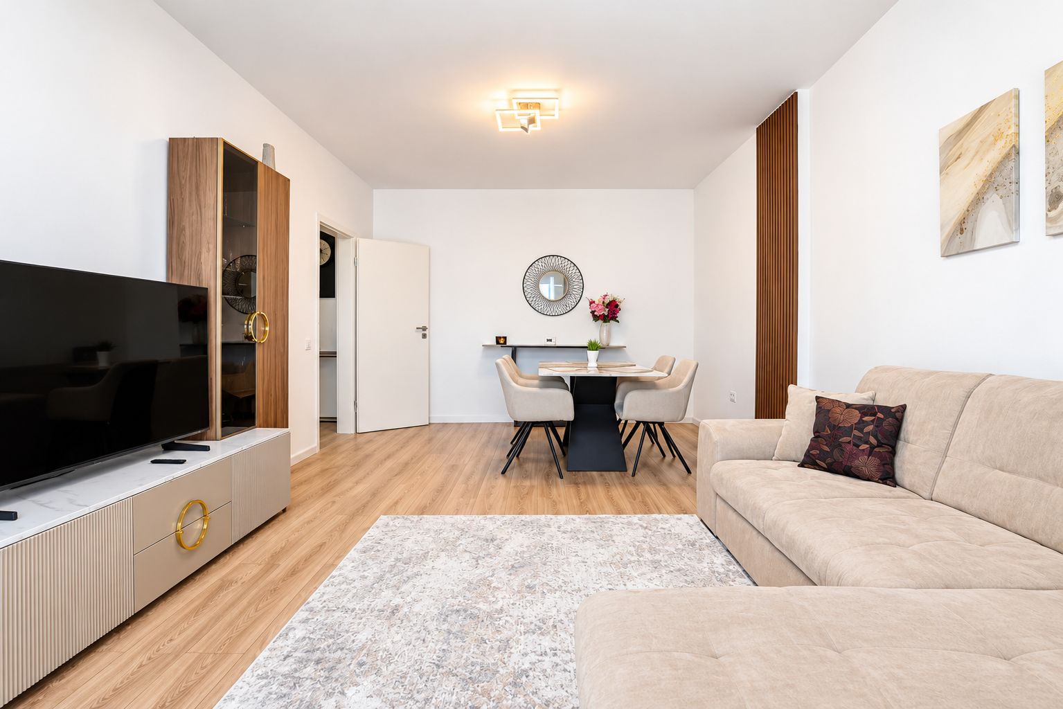 APARTAMENT 2 CAMERE |ZONA TRACTORUL |66 MP UTILI | COMISION 0% CHIRIAS - Poză 2