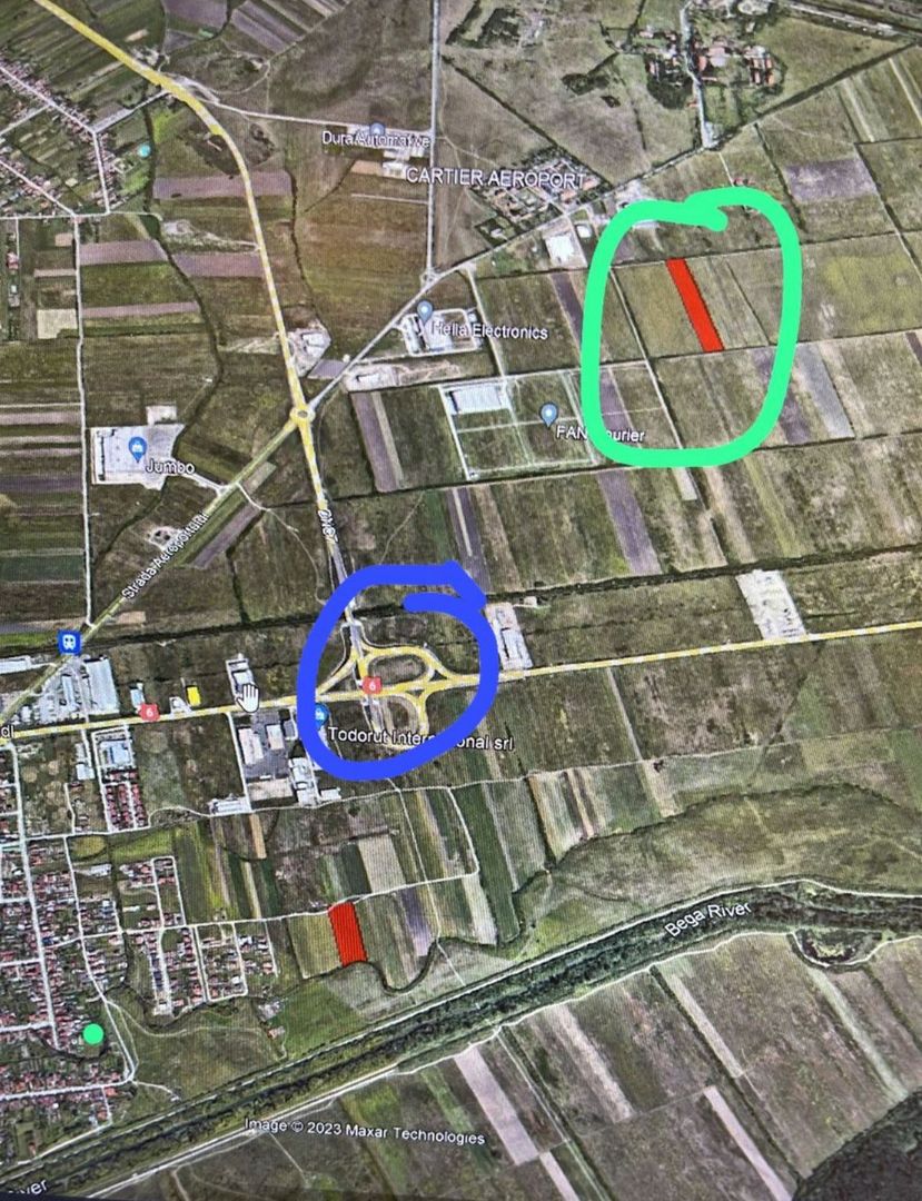 Teren de vanzare 2.2 ha, Ghiroda - Aeroport - Poză 2