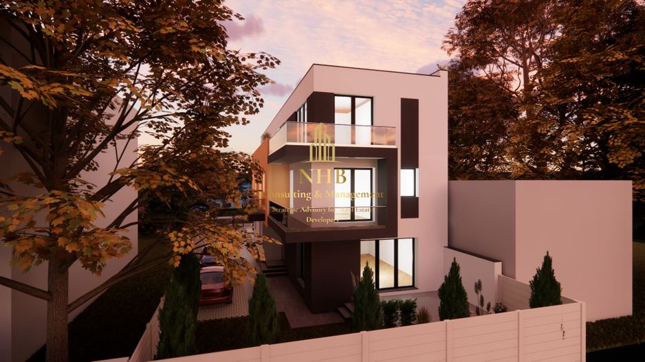 Vând vila în duplex 4 camere, 3 dormitoare, 4 bai, 2 locuri parcare - Poză 11
