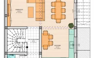 Casă premium D+P+E | Mobilată complet | Teren 634 mp | Cisnadioara - Schiță 16